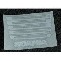 SCANIA白色贴纸 1张   -客5区