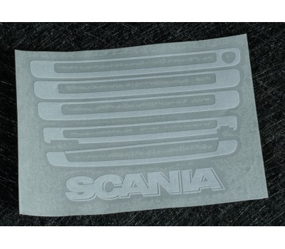 SCANIA白色贴纸 1张   -客5区